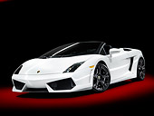 LAM 01 RK0700 01
2009 Lamborghini Gallardo Spyder LP560-4 White 3/4 Front View Studio