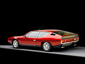 LAM 01 RK0708 01
1974 Lamborghini Espada Maroon 3/4 Rear View Studio