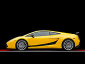 LAM 01 RK0710 01
2008 Lamborghini Gallaro Superleggera Yellow Profile View Studio