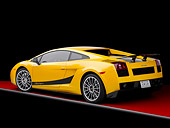 LAM 01 RK0715 01
2008 Lamborghini Gallaro Superleggera Yellow 3/4 Rear View Studio