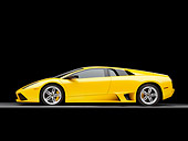 LAM 01 RK0730 01
2008 Lamborghini Murcielago LP640 Yellow Profile View Studio