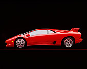 LAM 02 RK0004 04
1994 Lamborghini Diablo VT Red Profile View On Studio