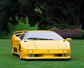 LAM 02 RK0020 03
1994 Lamborghini Diablo Special Edition 30th Anniversary Yellow 3/4 Front View On Grass
