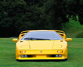 LAM 02 RK0021 04
1994 Lamborghini Diablo Special Edition 30th Anniversary Yellow Front On Shot On Grass Trees Background