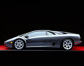 LAM 02 RK0135 04
2001 Lamborghini Diablo 6L Gray Profile View Studio