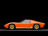 LAM 03 RK0025 01
1972 Lamborghini Miura Orange Profile View Studio