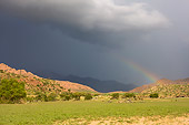 LAN 01 HP0004 01
Stormy Prairie With Rainbow In Kaokoveld Desert, Namibia