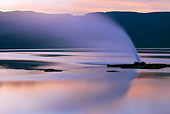 LAN 01 MH0055 01
Geyser And Hot Springs At Lake Bogoria At Sunset Kenya