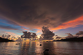 LAN 01 MH0134 01
Fishing Boats And Fisherman At Sunset On Secluded Beach In Mahe, Seychelles