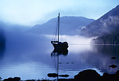 LAN 02 TL0001 01
Sailboat Anchored With Mist And Mountains, Inside Passage, Alaska