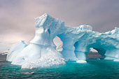 LAN 06 SK0006 01
Arched Iceberg Floating In Southern Ocean Off Western Antarctic Peninsula