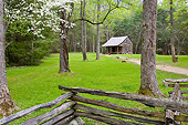 LAN 07 DA0025 01
Shields Cabin In Spring In Cades Cove Area, Great Smoky Mountains National Park, Tennessee