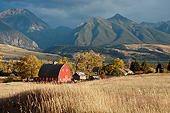 LAN 07 DS0008 01
Barn With Absaroka Mountains In Background At O'Hare Ranch In Paradise Valley, Montana
