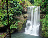 LAN 07 GR0059 01
Lower South Falls During Summer In Silver Falls State Park, Oregon