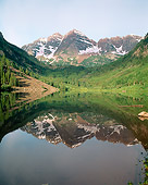 LAN 07 GR0063 01
Maroon Bells Mountains Reflected In Maroon Lake At White River National Forest, Colorado