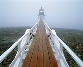 LAN 07 GR0064 01
Marshall Point Lighthouse In Fog During Summer At Fort Clyde, Maine