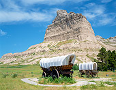 LAN 07 GR0100 01
Scott's Bluff National Monument Along Oregon Trail During Summer, Nebraska
