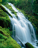 LAN 07 GR0113 01
Upper Proxy Falls During Summer At Three Sisters Wilderness In Willamette National Forest, Oregon