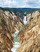 LAN 07 GR0120 01
View Of Lower Yellowstone Falls From Artist Point In Yellowstone National Park, Wyoming