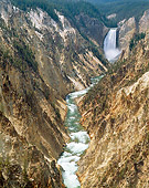 LAN 07 GR0121 01
View Of Lower Yellowstone Falls From Artist Point In Yellowstone National Park, Wyoming