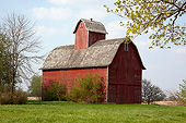 LAN 07 LS0008 01
Red Corn Crib In Mid-May Genoa, Illinois