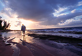 LAN 07 MR0025 01
Man Walking On Beach Sunset North Shore Kauai, Hawaii