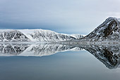 LAN 08 KH0062 01
Coast Of Svalbard And Reflection On Calm Seas