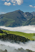 LAN 08 KH0091 01
View From Mountain Pastures Of Plateau De Beille Ariege In Pyrenees, France