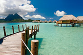 LAN 09 KH0027 01
Dock And Bungalows On Water Bora Bora