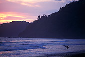 LAN 09 MR0004 01
Person Walking On Beach At Sunset Costa Rica Central America