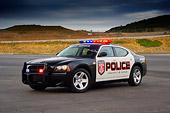 LAW 01 RK0025 01
2007 Dodge Charger Police Package 3/4 Front View On Pavement
