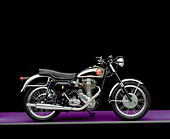 MOT 01 RK0402 01
1960 BSA Gold Star 500cc Side View On Purple Floor Gray Line Studio