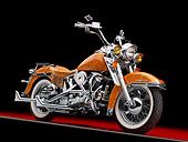 MOT 01 RK0784 01
1990 Harley-Davidson Softail Custom Maple Wood Finish 3/4 Front View In Studio