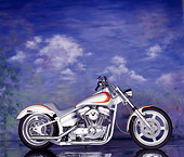 MOT 01 RK0024 06
Silver And Red Sportster Softail Custom Bike Profile Clouds Background