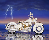 MOT 01 RK0126 03
Custom Chrome 50th Anniversary Sturgis White Side View On Mylar Floor Lightning