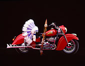 MOT 01 RK0150 01
1941 841 Indian Motorcycle Red Profile With Headress Studio