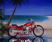MOT 01 RK0189 01
1971 Custom Chrome Rigid Shovelhead Red Profile Ocean Background