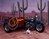 MOT 01 RK0236 02
1946 Harley-Davidson Flathead With Sidecar 3/4 Front View Studio
