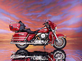 MOT 01 RK0240 09
1994 Harley-Davidson Ultra Classic Red Profile Sunset Background Studio