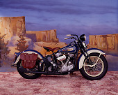MOT 01 RK0241 39
1936 Harley-Davidson El Profile Desert Background Profile View Studio