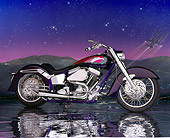 MOT 01 RK0291 03
90's Radical Softail Custom Purple Profile Purple Starry Night Mountains