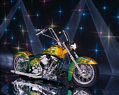 MOT 01 RK0450 02
2004 Coastside Custom Softail Green Yellow Flames
