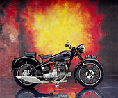 MOT 01 RK0522 03
1950 Sunbeam 58 Black Side View On Mylar Floor Studio