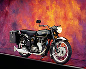 MOT 01 RK0528 03
1966 Velocette Venom Black Front 3/4 View On Mylar Floor Mottled Background