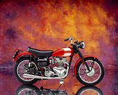 MOT 01 RK0590 02
1955 Triumph TR5 Red British Bike Profile View On Mylar Floor Studio