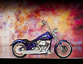 MOT 01 RK0628 06
2005 Harley Davidson, FXSTI, Springer Softail, Purple, House Of Thunder Profile Studio