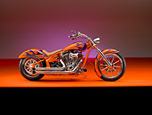 MOT 01 RK0634 01
2006 Special Construction Prostreet Orange Purple Flames Profile Shot On Orange Floor Studio