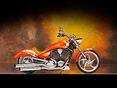 MOT 01 RK0720 01
2005 Victory Vegas Red With Flames Profile View Studio