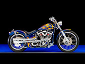 MOT 01 RK0740 01
2008 Special Construction Blue With Flames Profile View Studio
