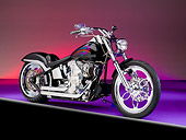 MOT 01 RK0742 01
River Rat Customs 1997 Harley-Davidson Softail Black 3/4 Front View Studio